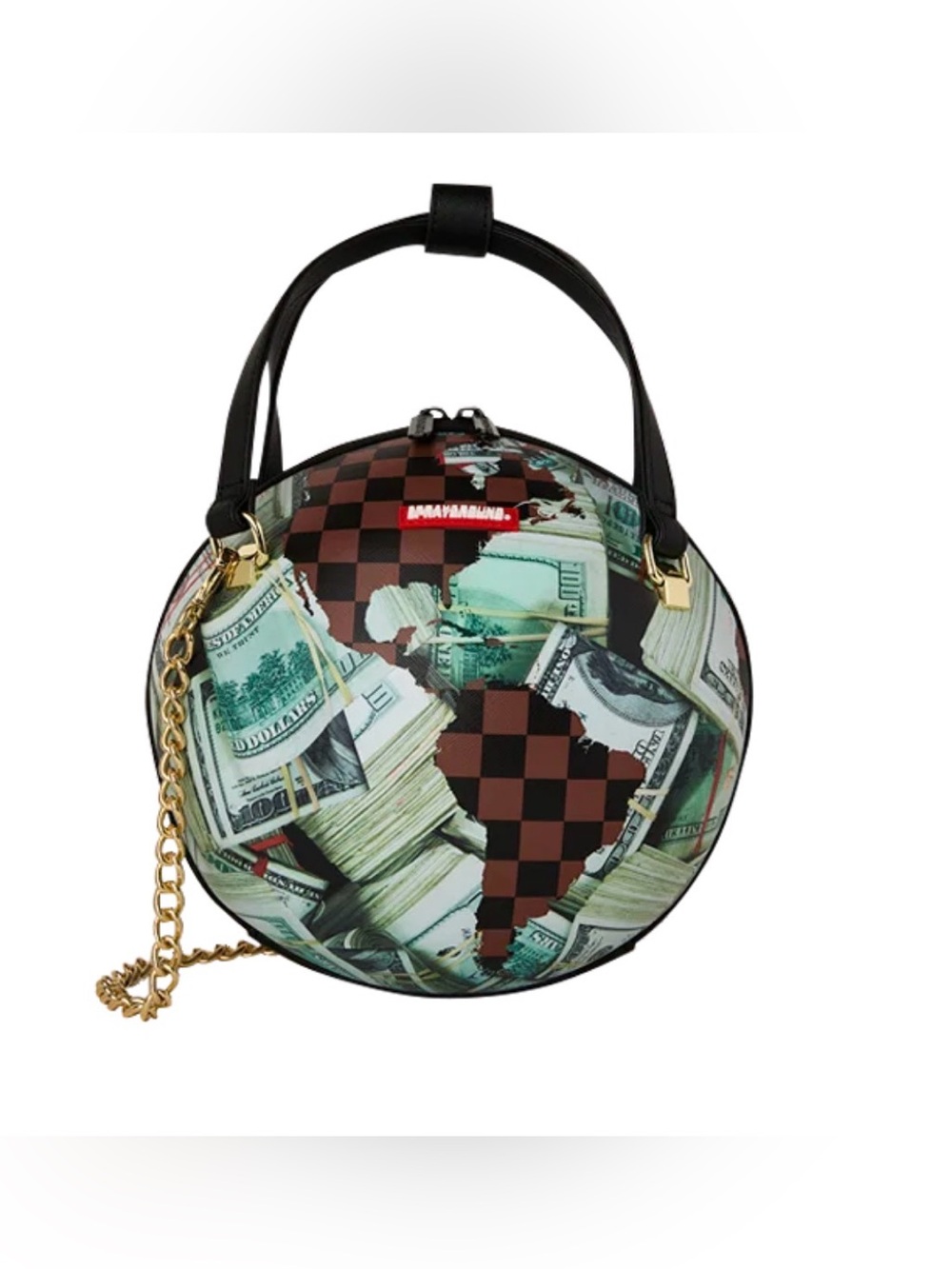 Sprayground Money banks globe bag